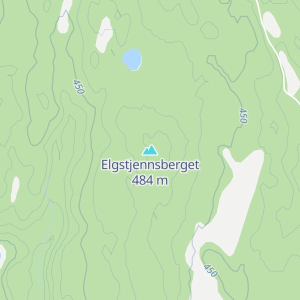 Map of Elgstjennsberget
