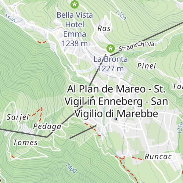 Map of Chi Cianeis - Ristorante, Bar