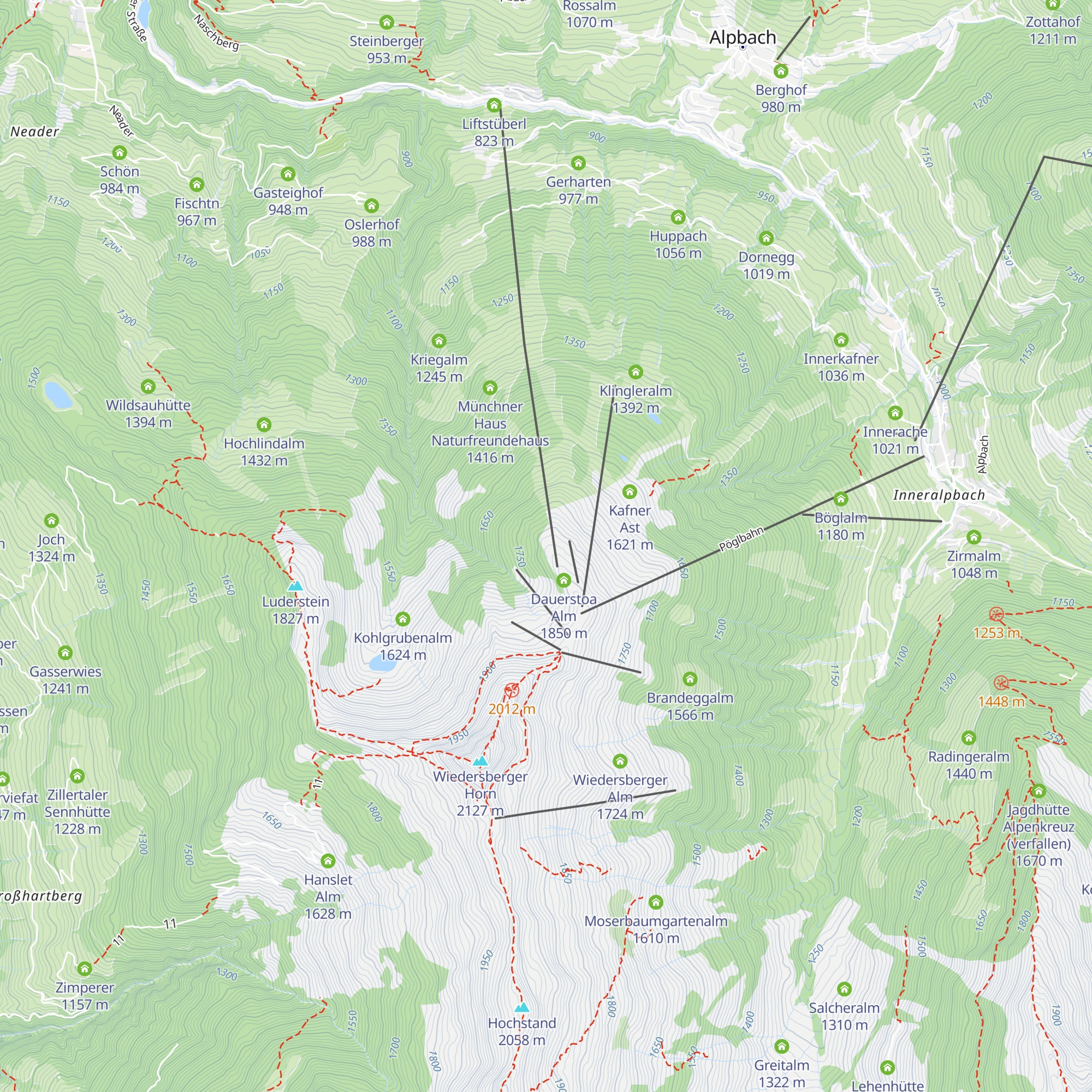 Bergrettungshütte map