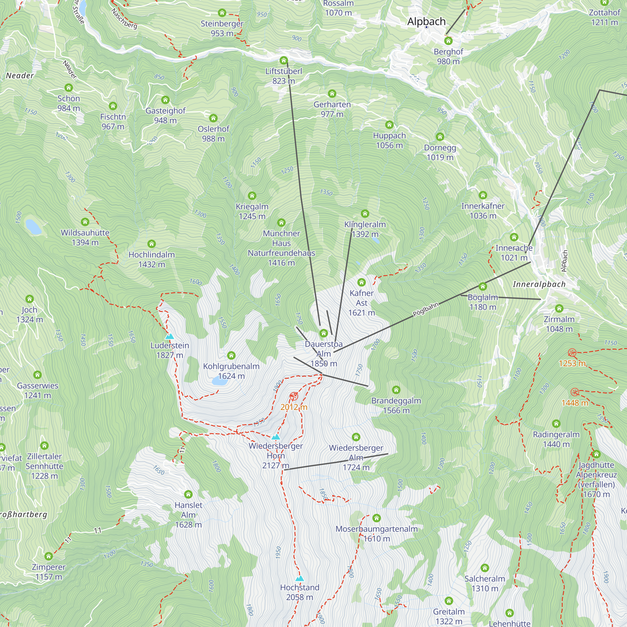 Bergrettungshütte map