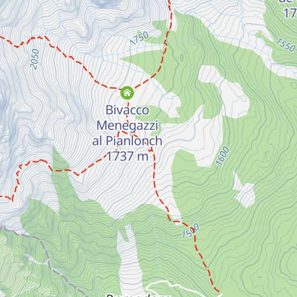 Map of Rifugio Malga Cavallera