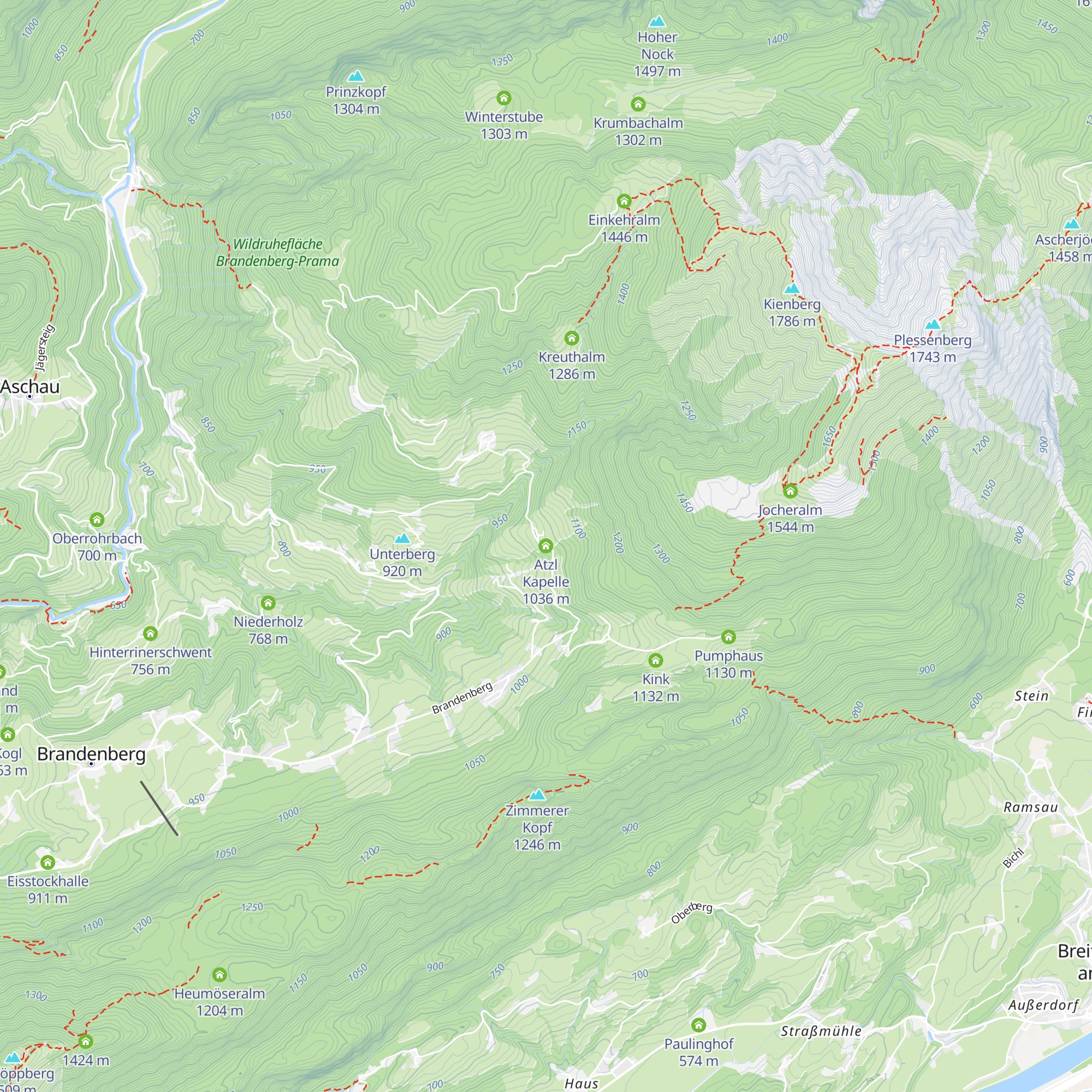 Atzl Kapelle map