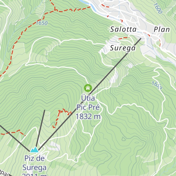 Map of Ütia Pic Pré