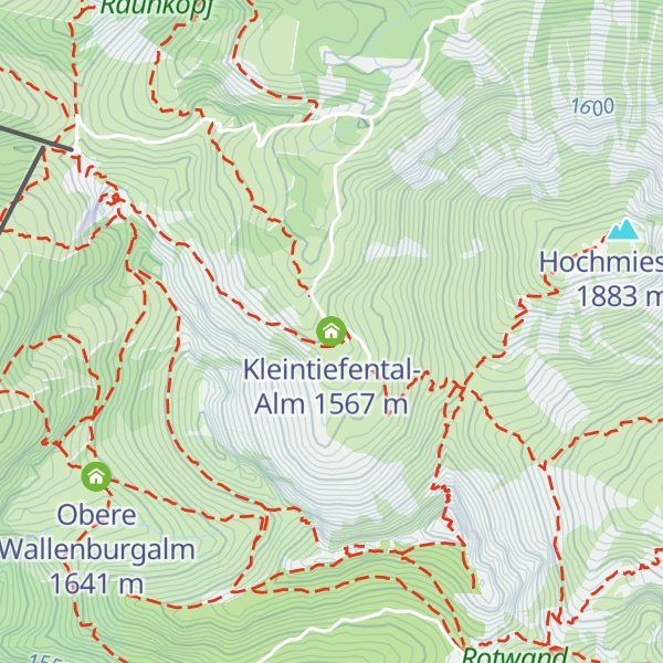 Map of Kleintiefental-Alm