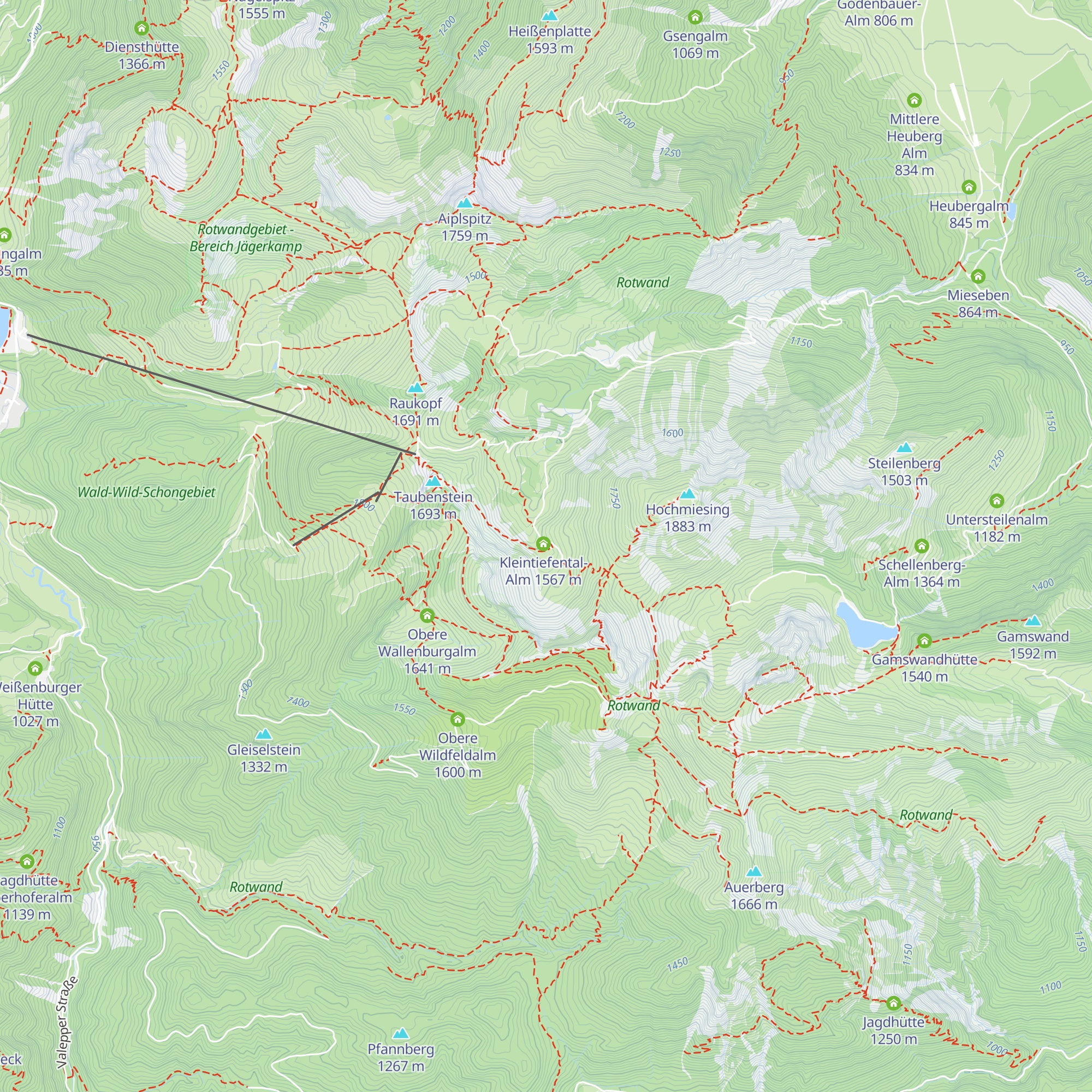 Salmerhütte map