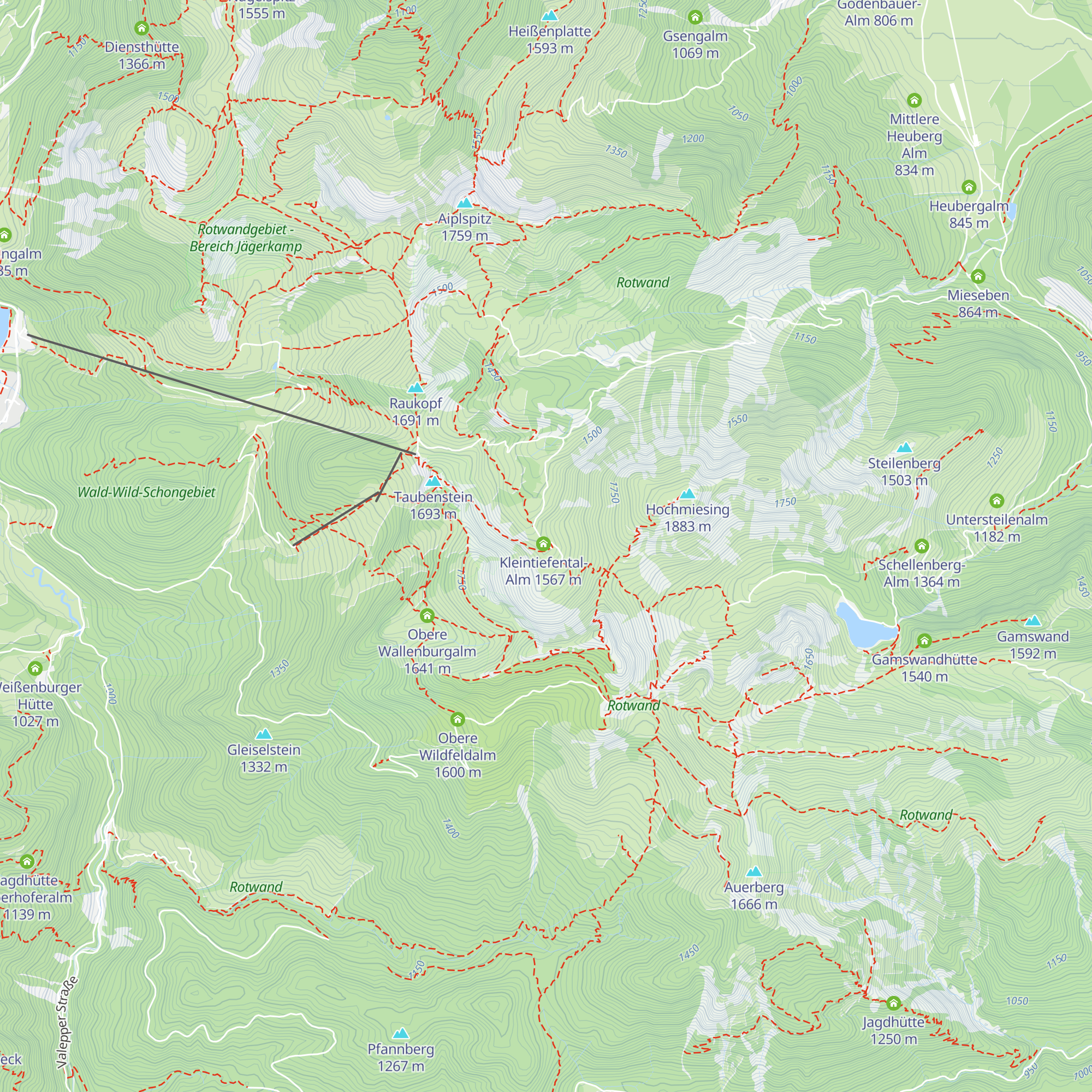 Salmerhütte map