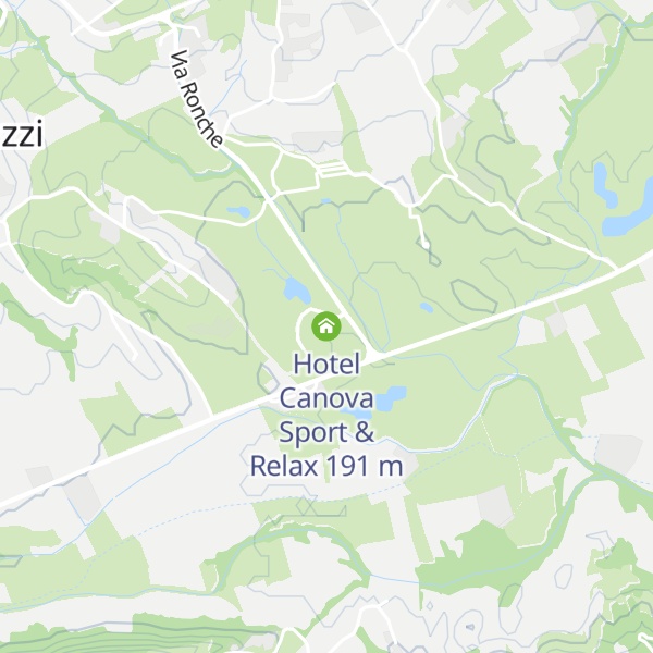 Map of Hotel Canova Sport & Relax