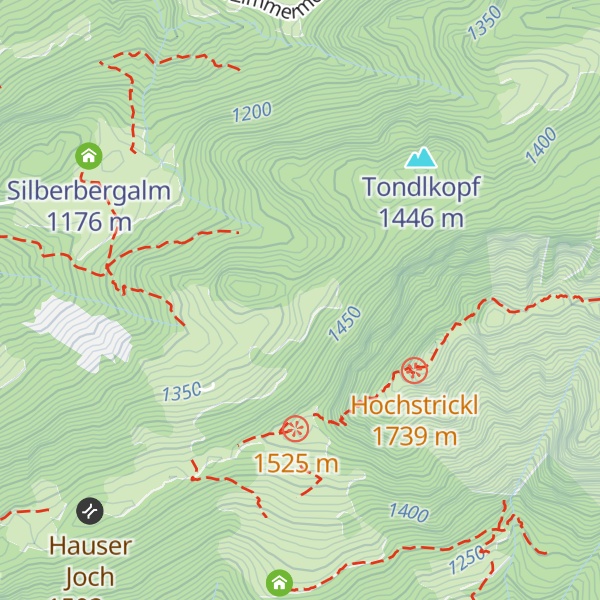 Map of Außerhauseralm