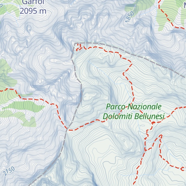 Map of Piz de Mèz
