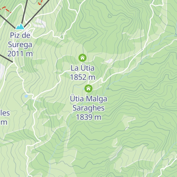 Map of Ütia Malga Saraghes