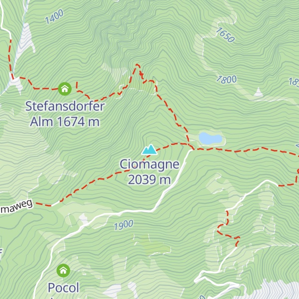 Map of Ciomagne