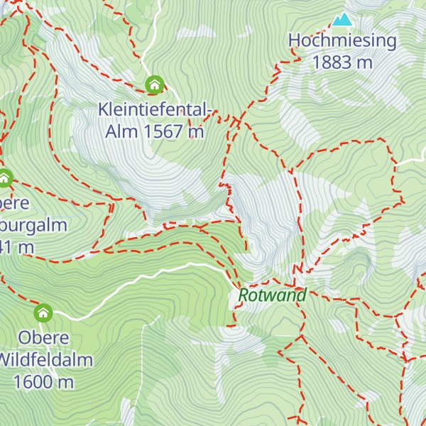 Map of Rotwandkopf