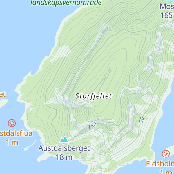 Map of Storfjellet