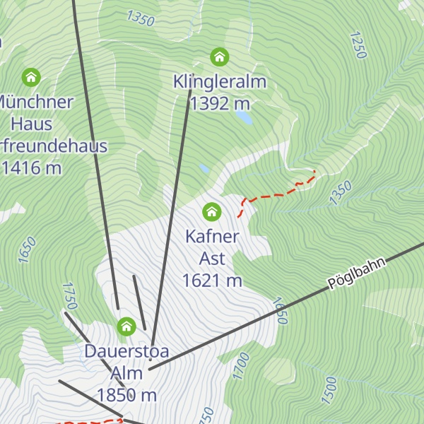 Map of Kafner Ast