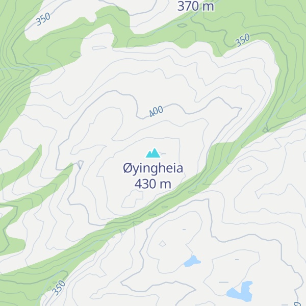 Map of Øyingheia