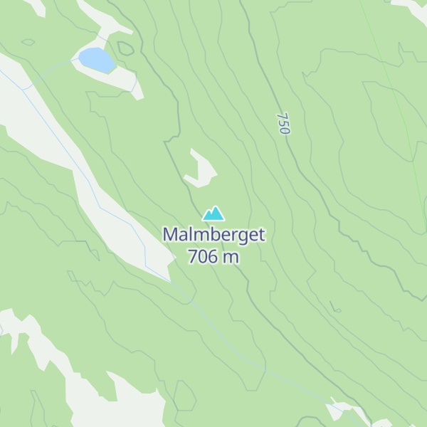Map of Malmberget
