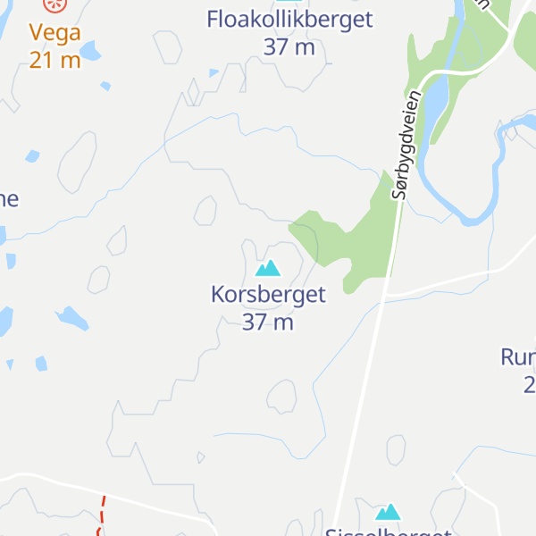 Map of Korsberget