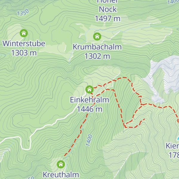 Map of Einkehralm