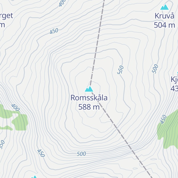 Map of Romsskåla