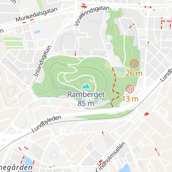 Map of Ramberget