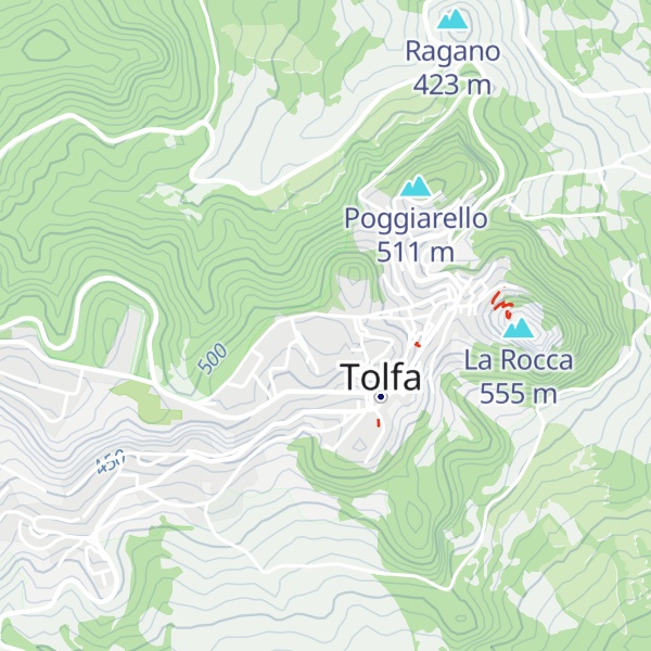 Map of Rifugio Convento dei Cappuccini