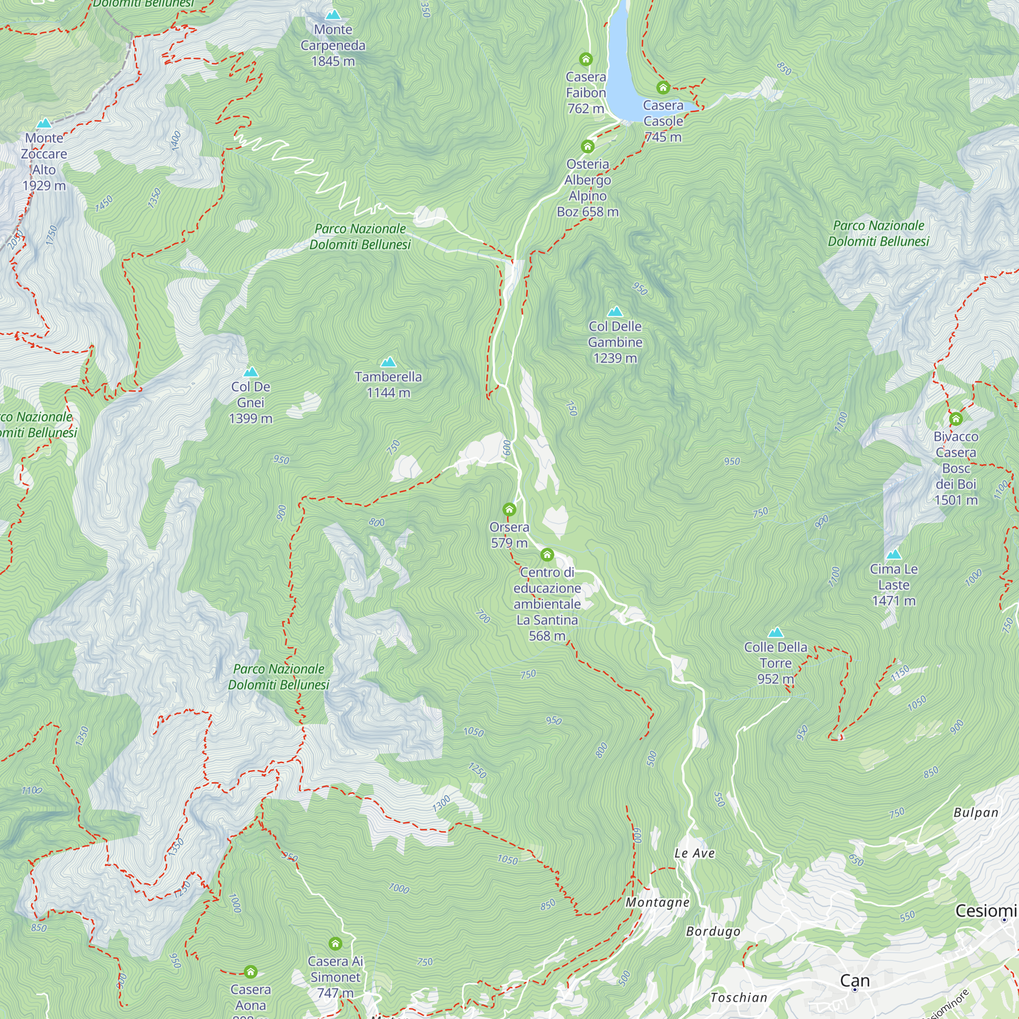 Orsera map