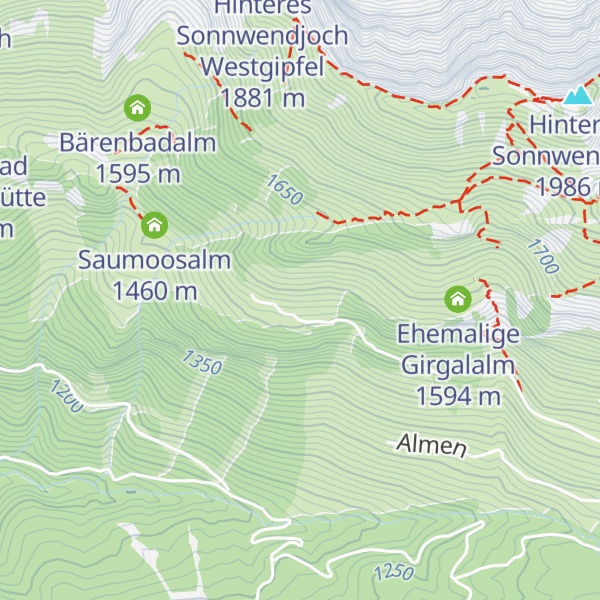 Map of Steinerkaseralm