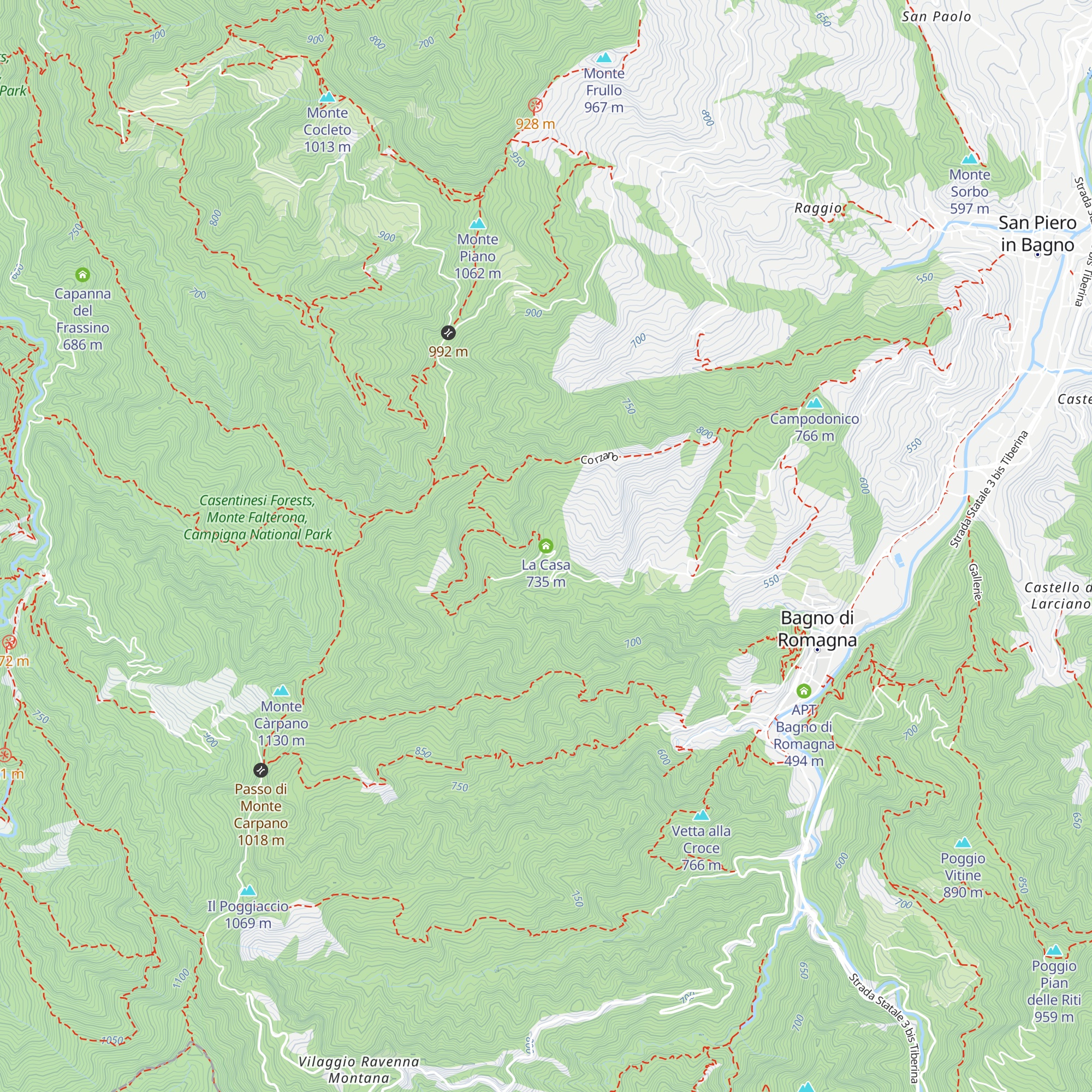 La Casa map