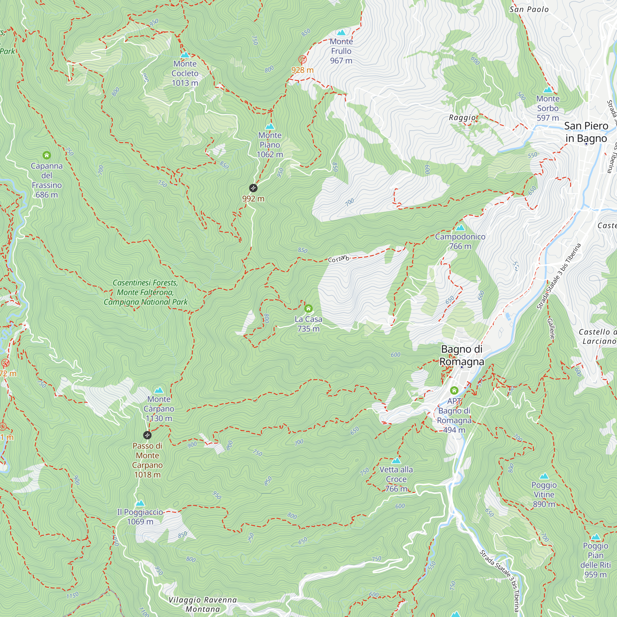 La Casa map