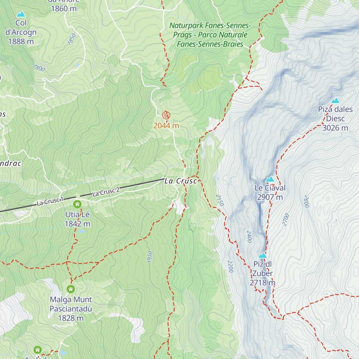 Heiligkreuz-Hospitz map