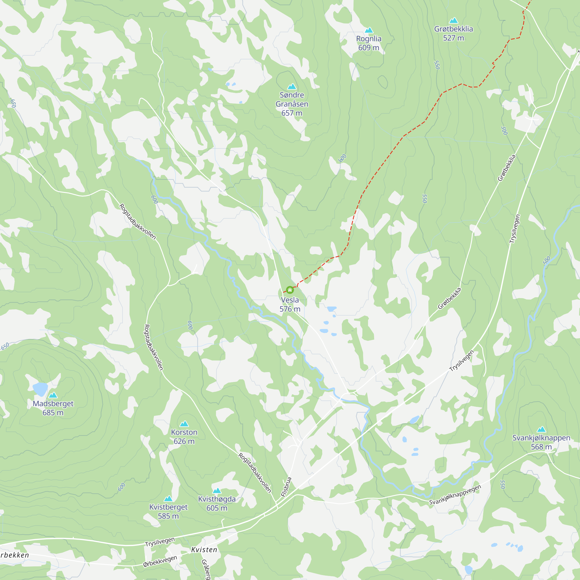 Vesla map