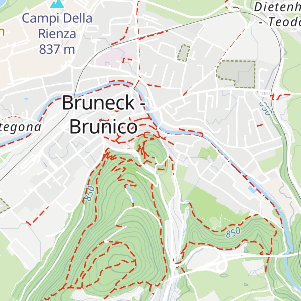 Map of Schloss Bruneck - Castello di Brunico