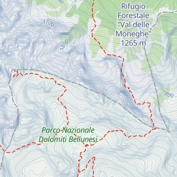 Map of Sasso Largo