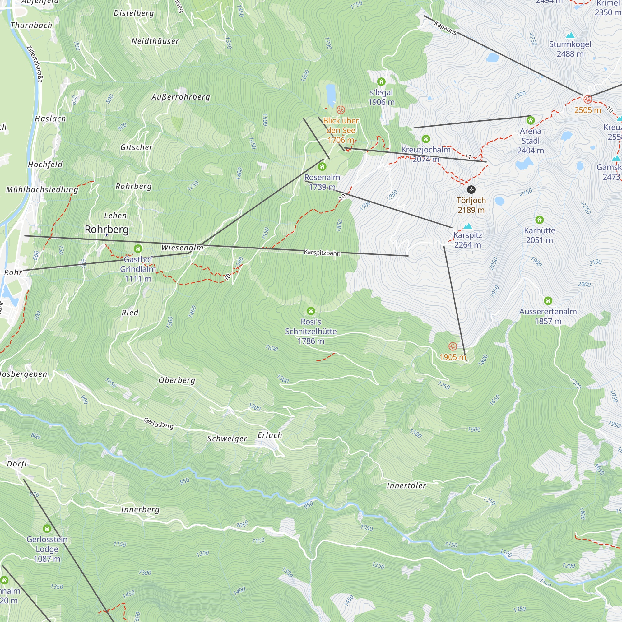 Rosi's Schnitzelhütte map