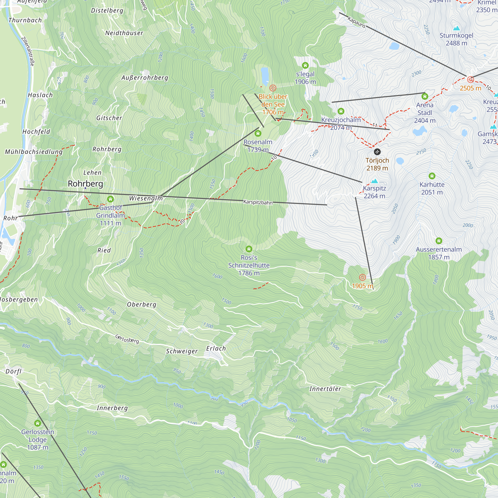 Rosi's Schnitzelhütte map