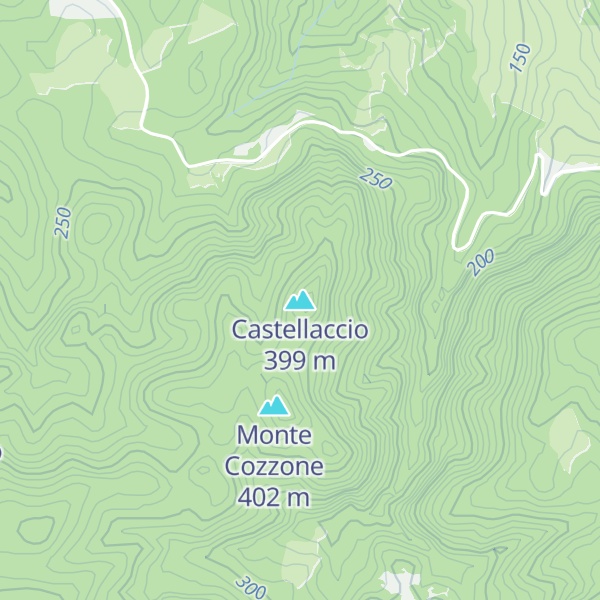 Map of Castellaccio