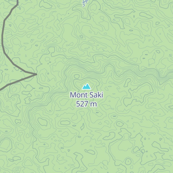 Map of Mont Saki