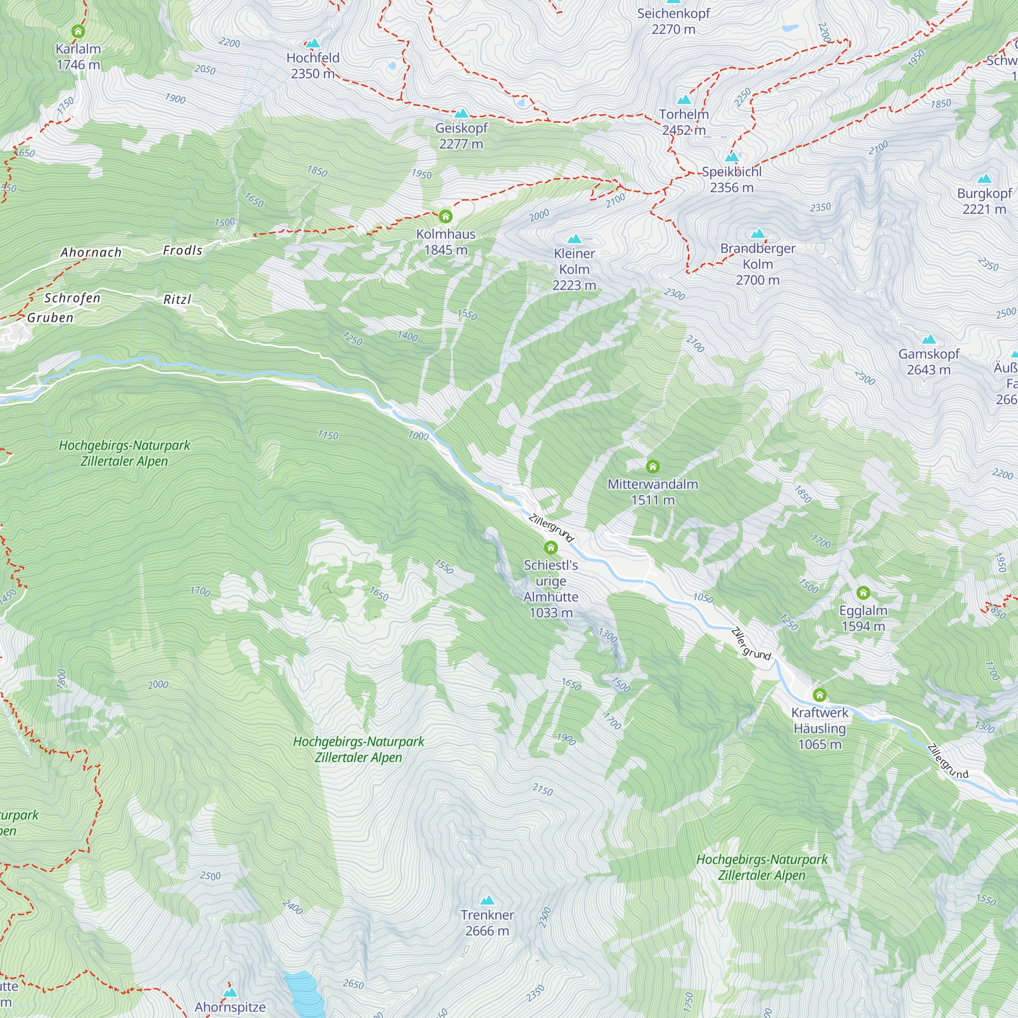 Almstüberl map