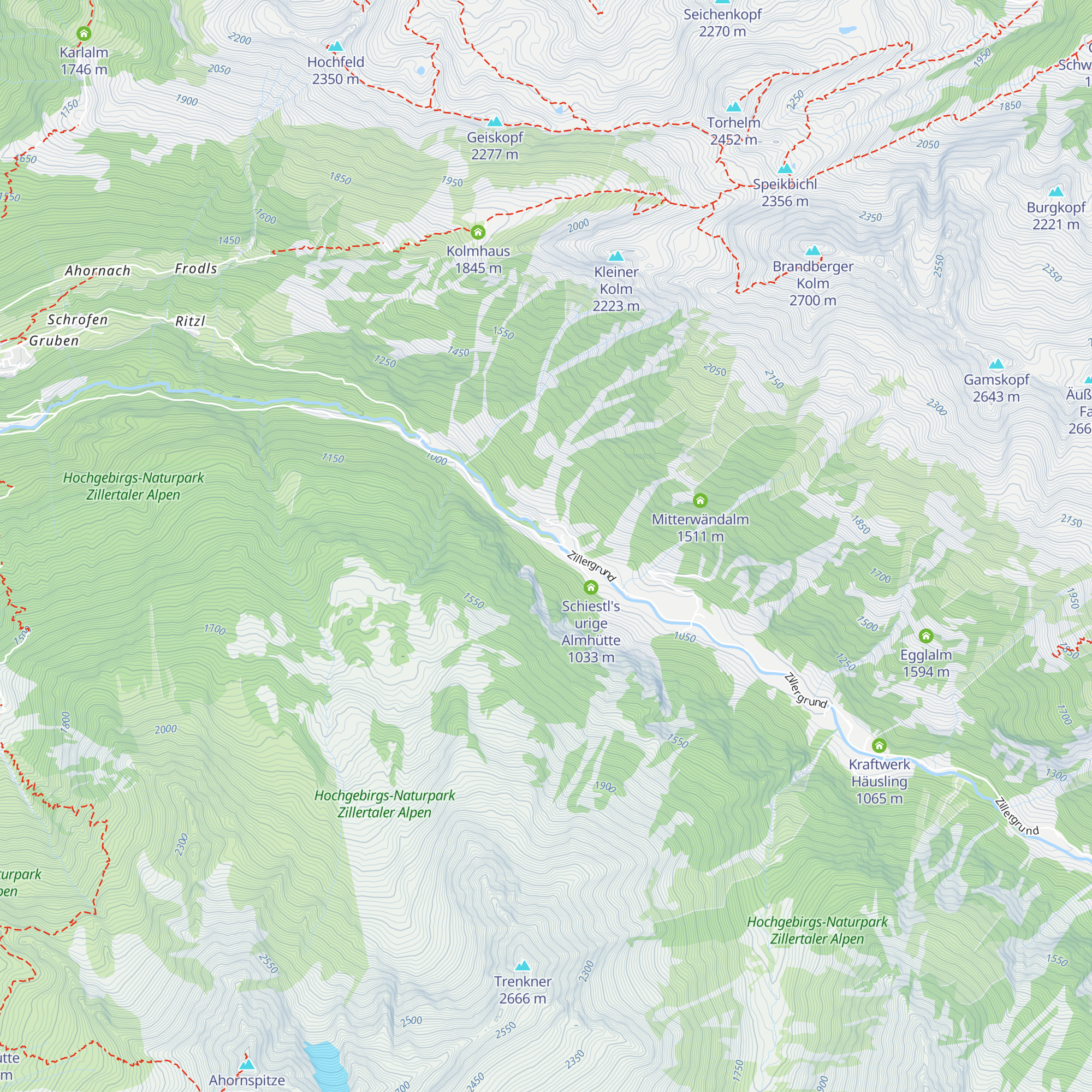 Almstüberl map