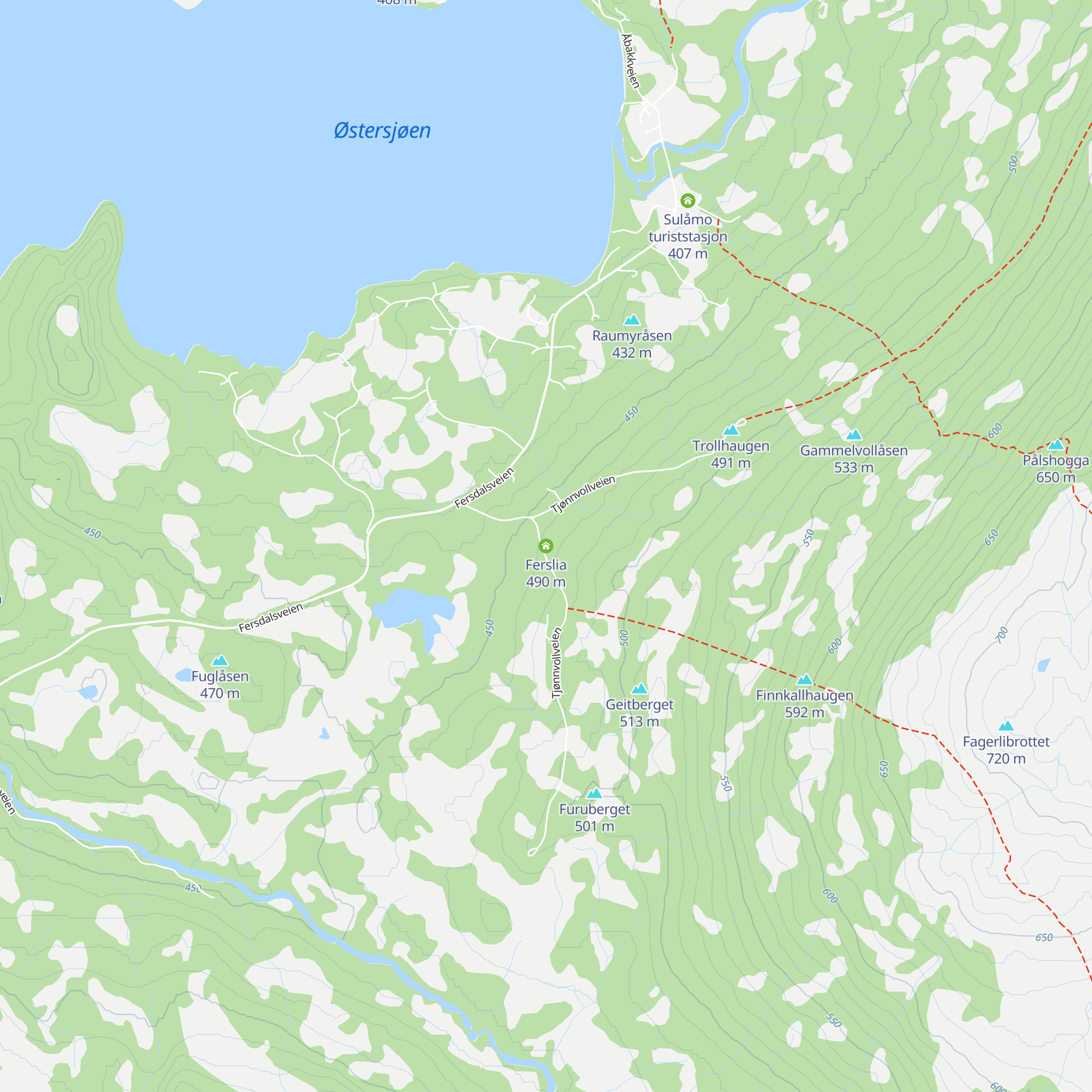 Ferslia map