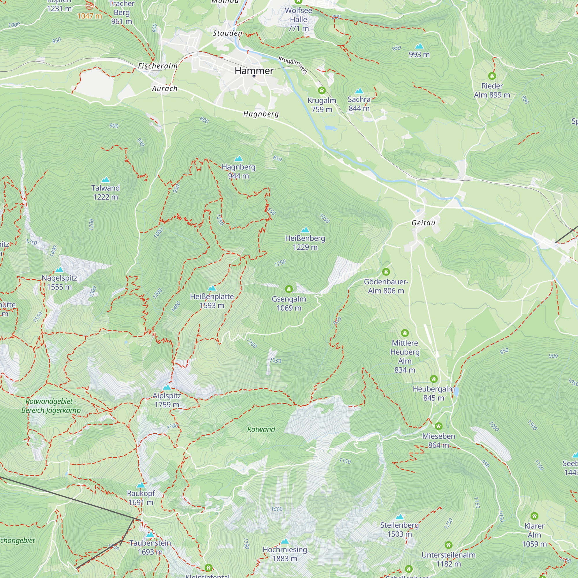 Gsengalm map