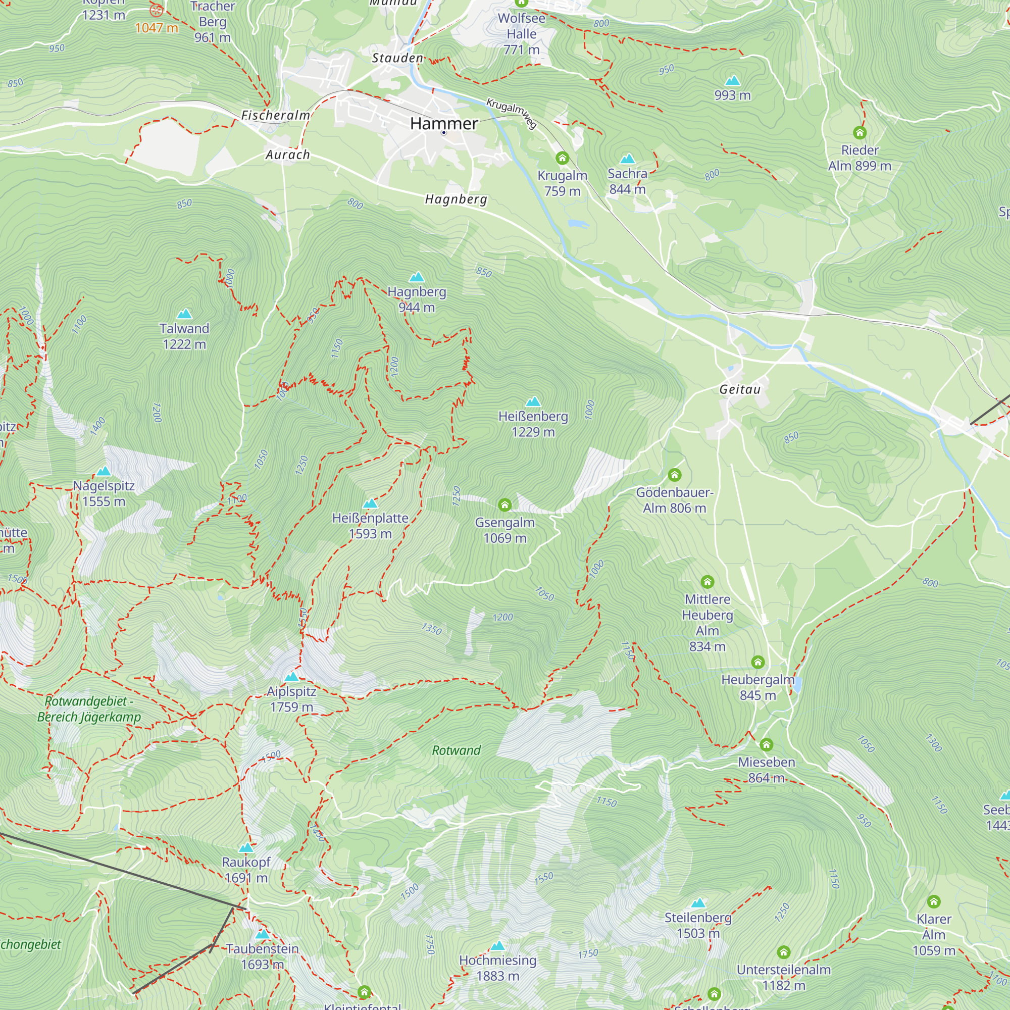 Gsengalm map