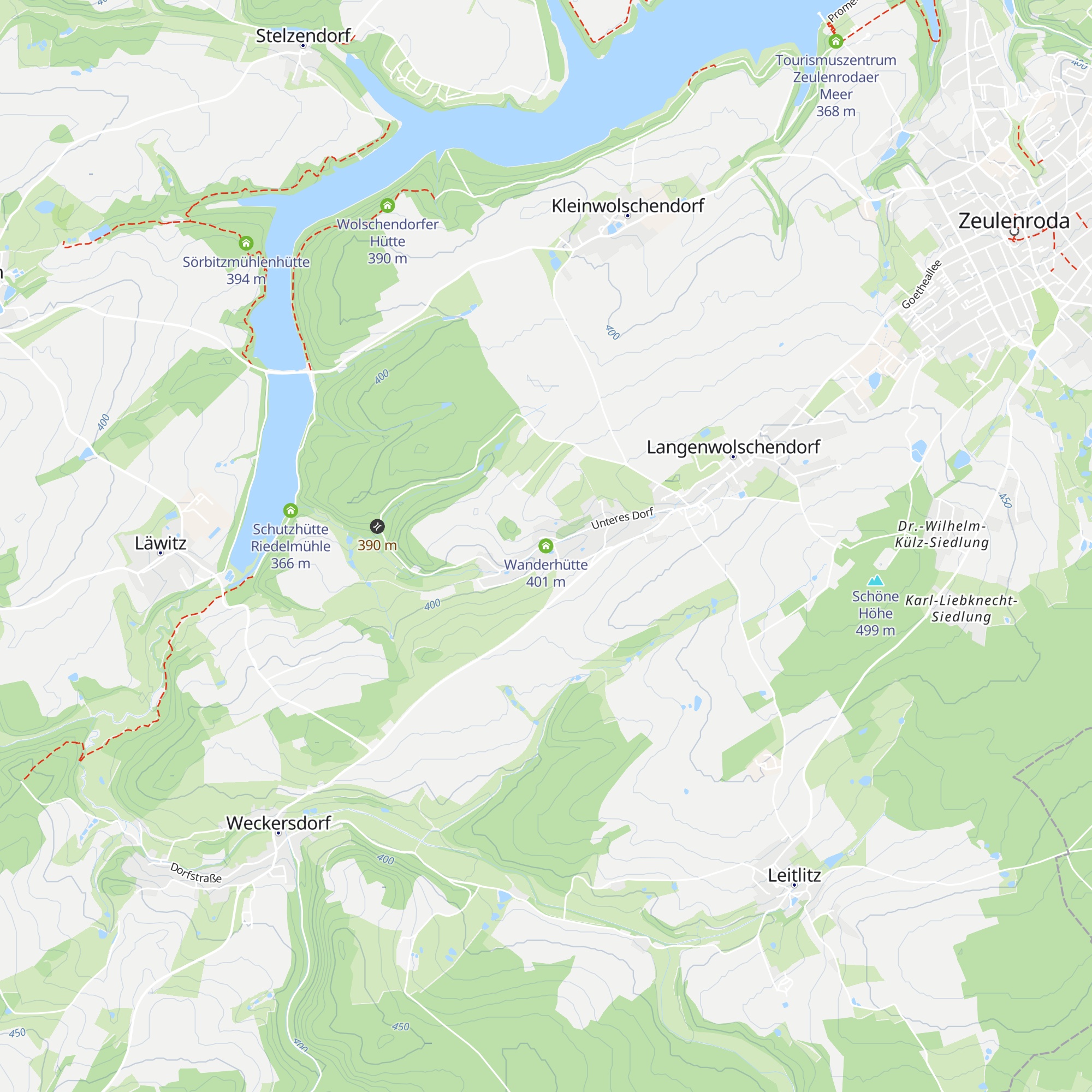 Wanderhütte map
