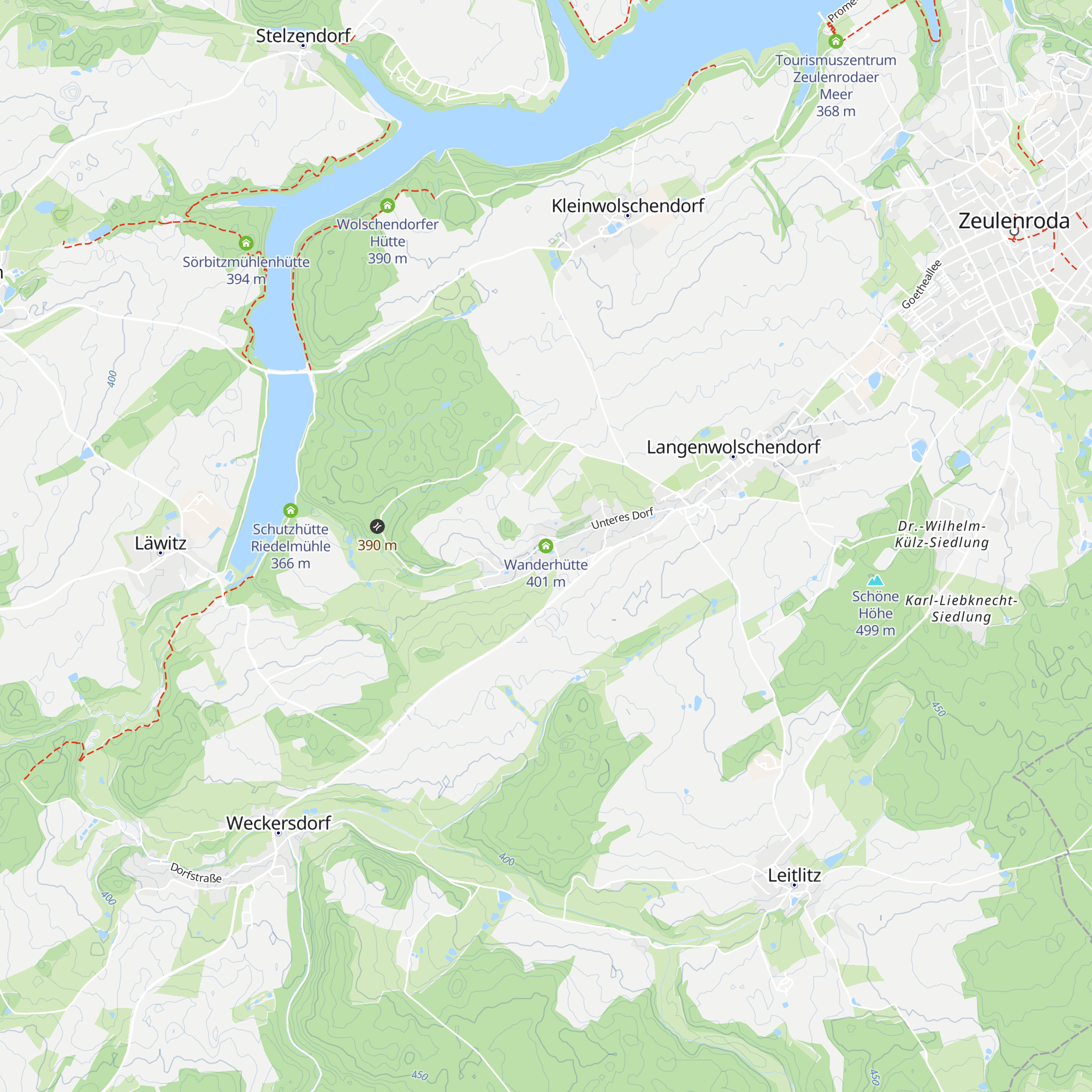 Wanderhütte map
