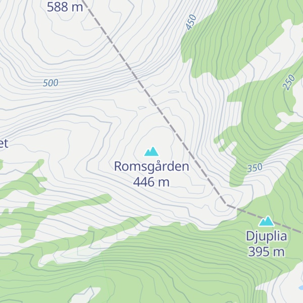 Map of Romsgården