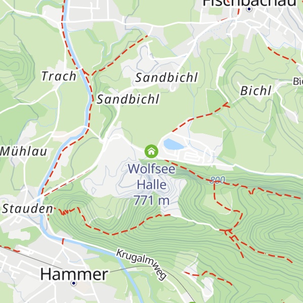 Map of Wolfsee Halle