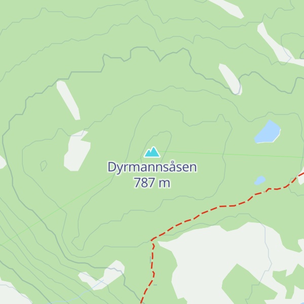 Map of Dyrmannsåsen