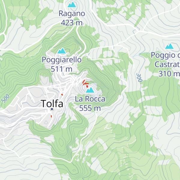 Map of La Rocca
