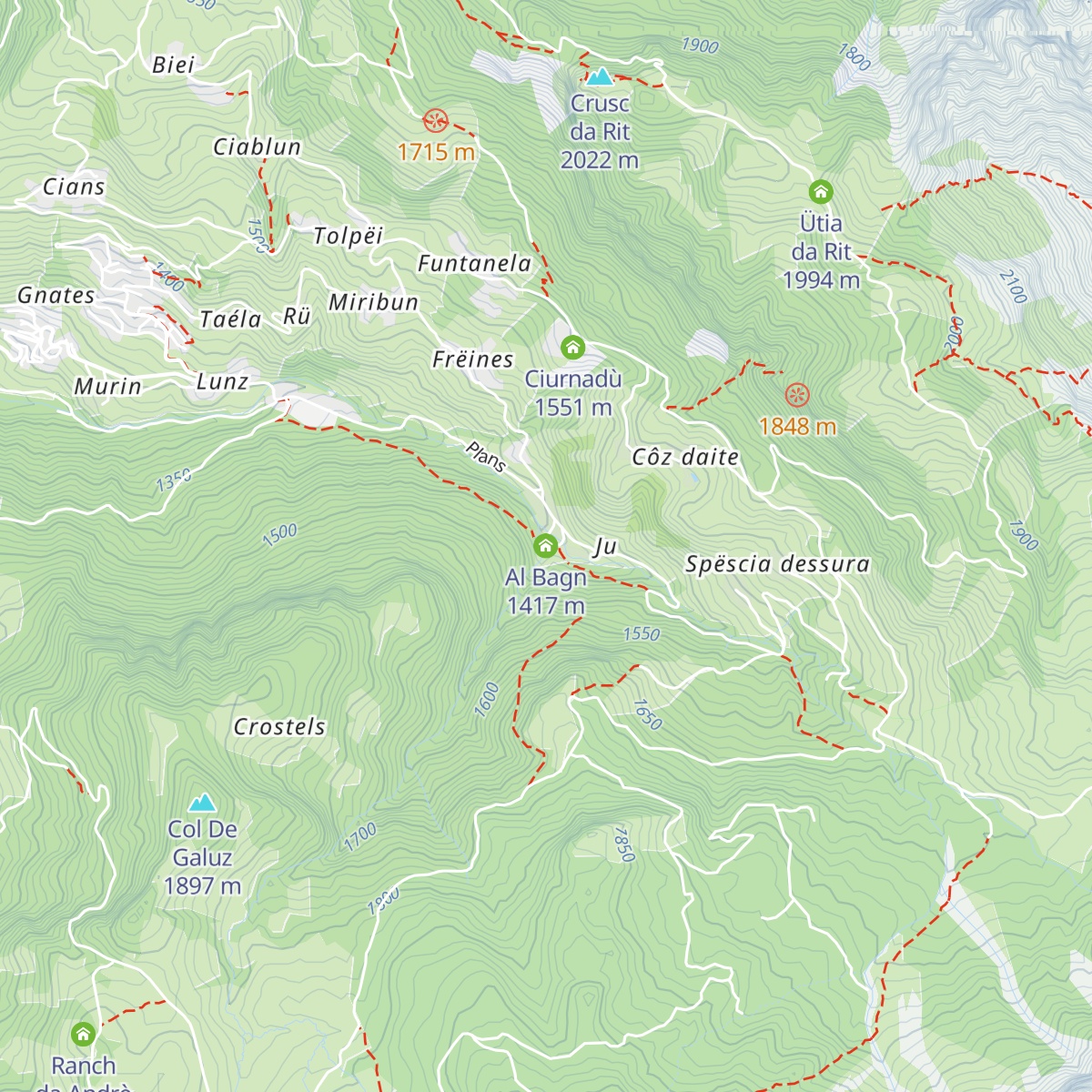 Al Bagn map