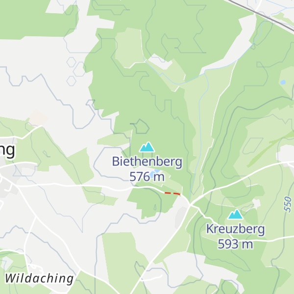 Map of Biethenberg